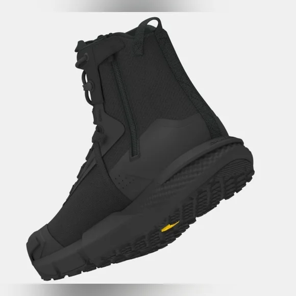 NIB Under Armour Vibram Charged Valsetz Side Zip Tactical Boots, Men's Size 7